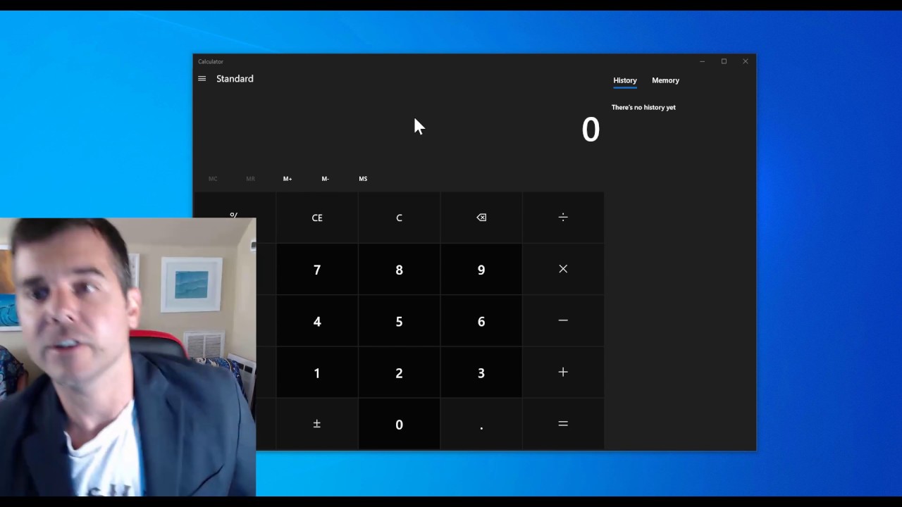 Change the size of calculator in Windows