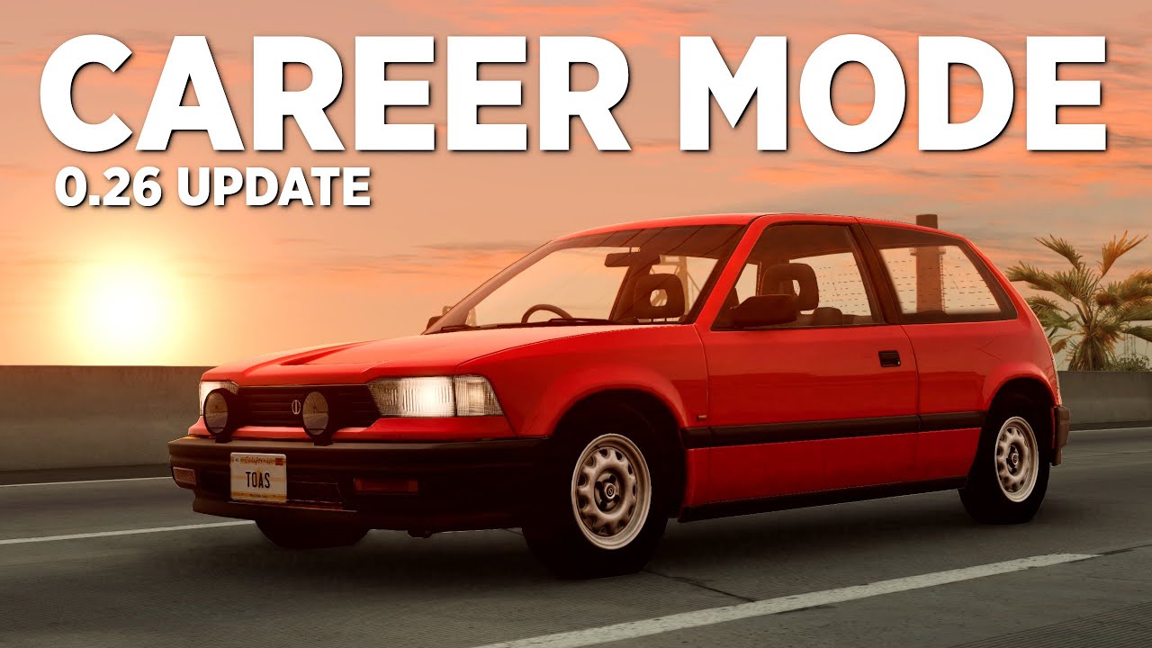 BeamNG Drive 0.26 Update (Ibishu Covet, Career Mode & More)