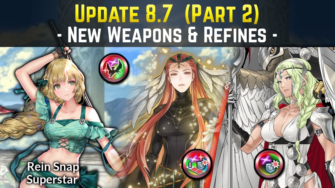 [PART 2] Summer Ingrid, Ashera, & Nott New Refines (Update 8.7) | Fire Emblem Heroes Guide