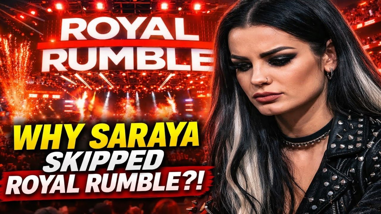 SHOCKING Reveal: Saraya Explains Her Absence from the WWE Royal Rumble!