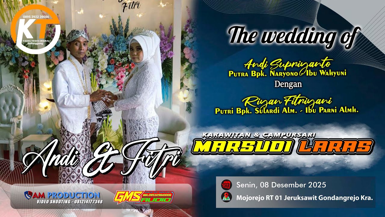 Live Cokek Campursari MARSUDI LARAS - Wedding ANDI & FITRI - GMS Audio - AM Production - 08 DES '25