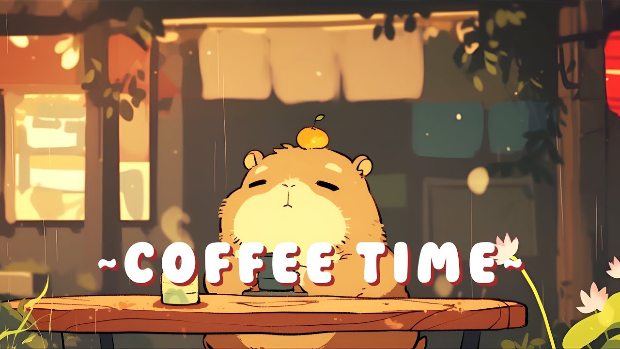 [1 Hour] Capybara Lofi Collection | Chill Study Music Mix 📚 🎵