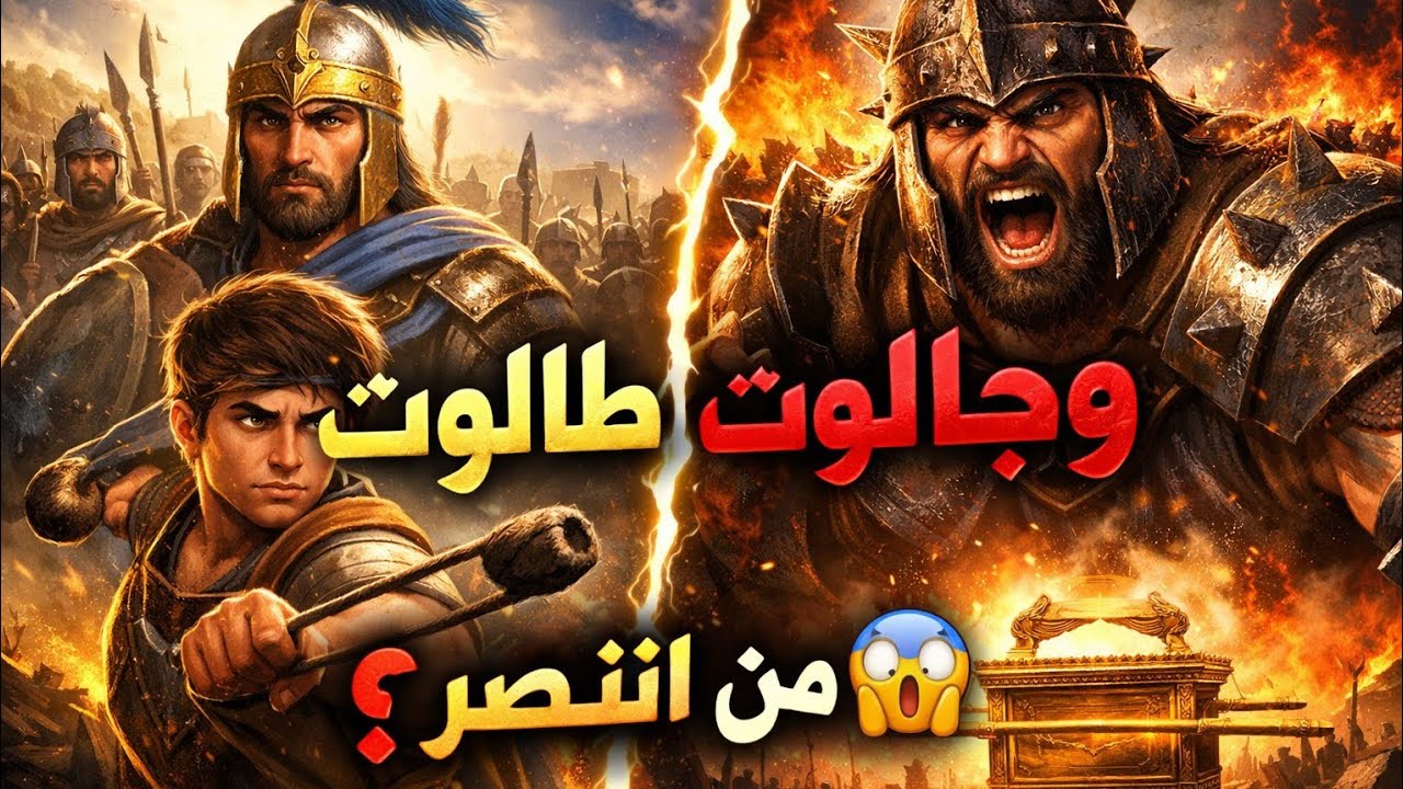 كيف هزم شابٌ عملاقًا لا يُهزم؟ | القصة الحقيقية لطالوت وجالوت