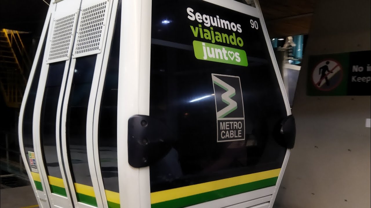 [Metro de Medellín] Viaje Nocturno MetroCable Línea K - Recorrido Completo