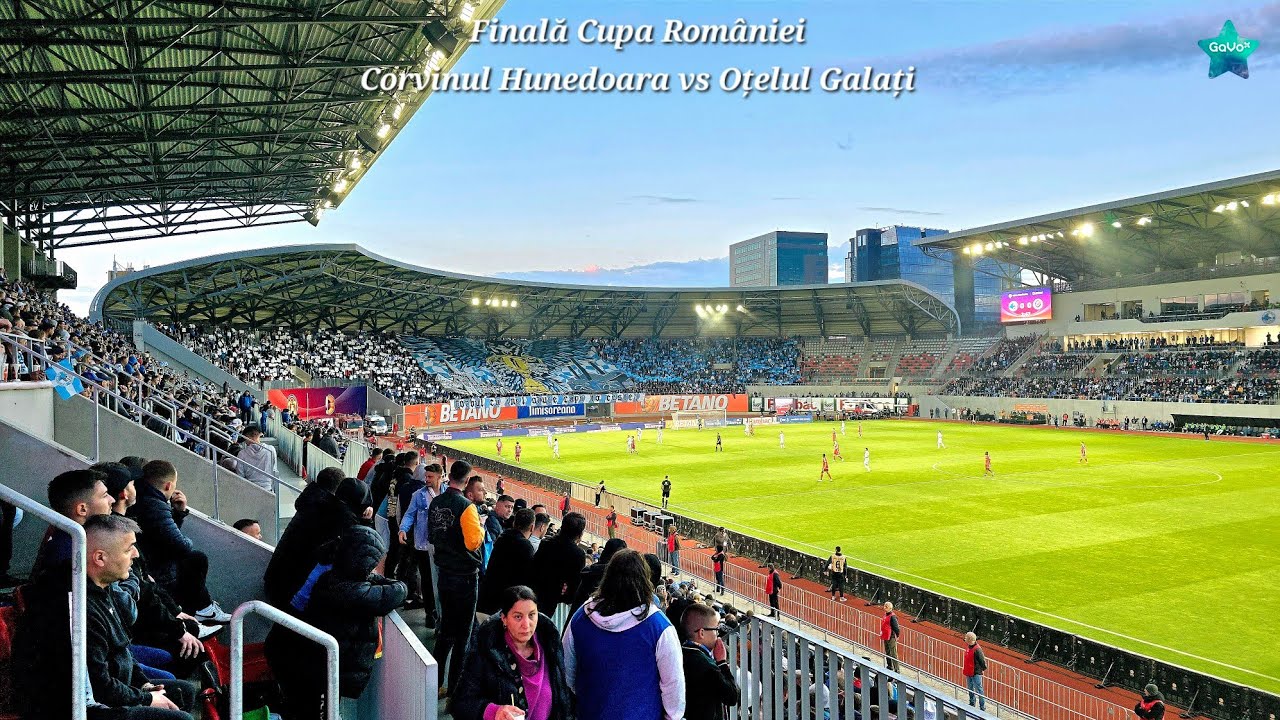 Noaptea Magica a Hunedoarei:  Corvinul Hunedoara vs Oțelul Galați 5:4 ~ Tribuna Corvinistă