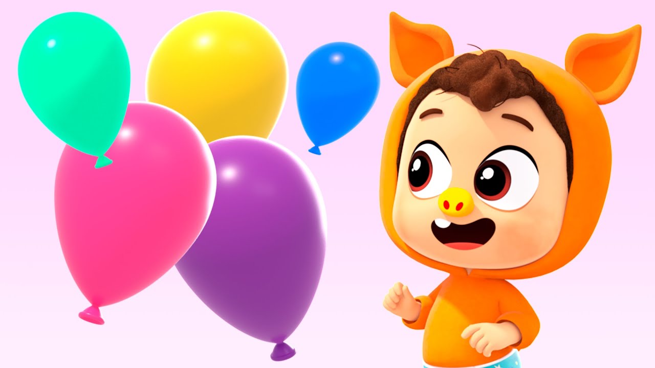 Globos Cerdo | Huevos Ave - Pop vídeos educativos