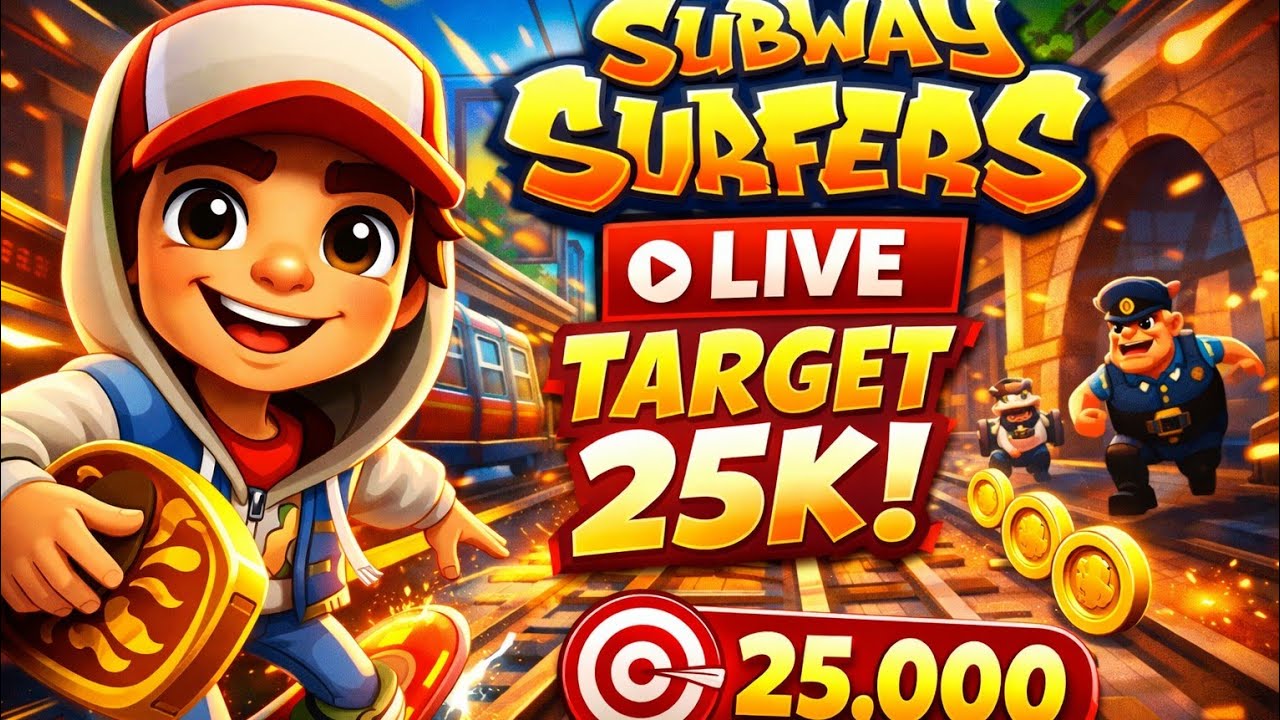 subway Surfers Live Hollywood Target 25k Coin