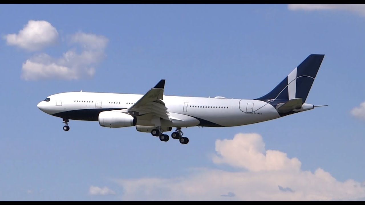 Hangar da Azul + chegada do Airbus A330-200 VIP da GlobalJet no Aeroporto de Viracopos