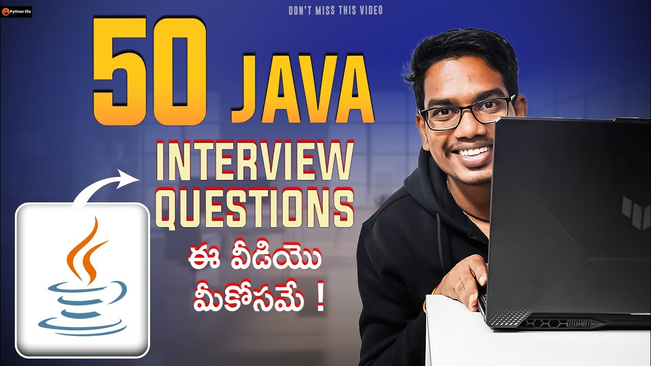 50 Java  interview questions | Java in Telugu