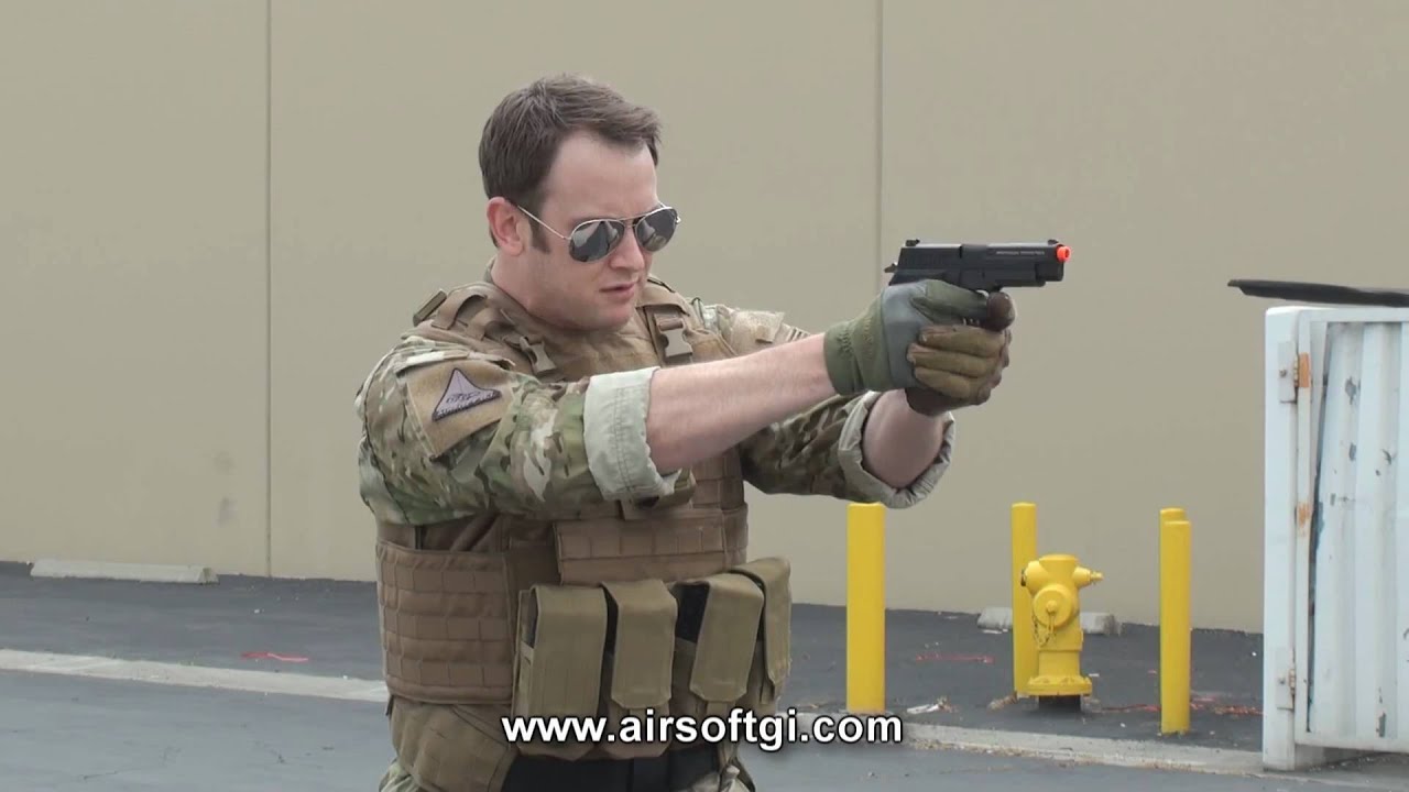 Airsoft GI - KWA M226 PTP Shooting Video