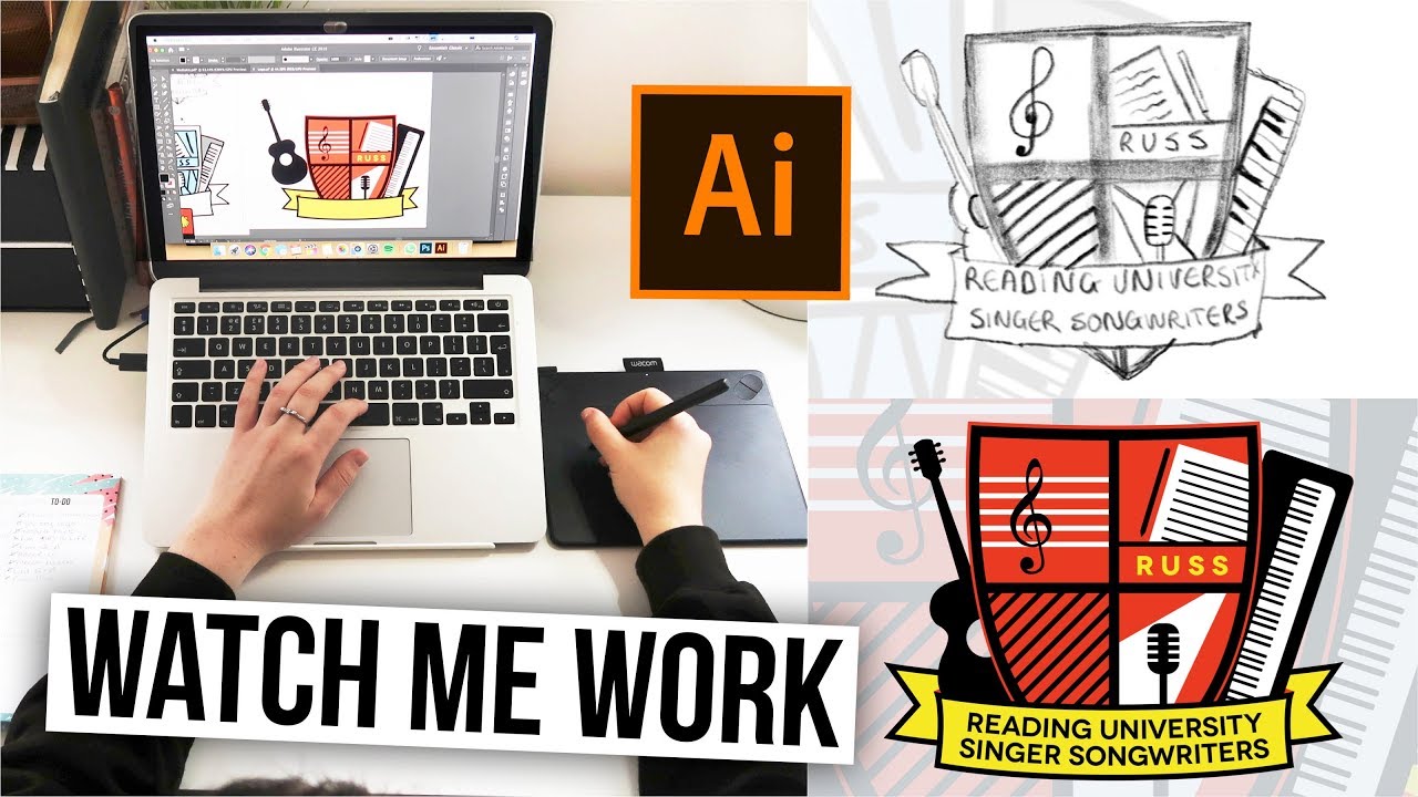 Logo Branding Design: Using Adobe Illustrator & Pen Tool | #FreelanceFriday