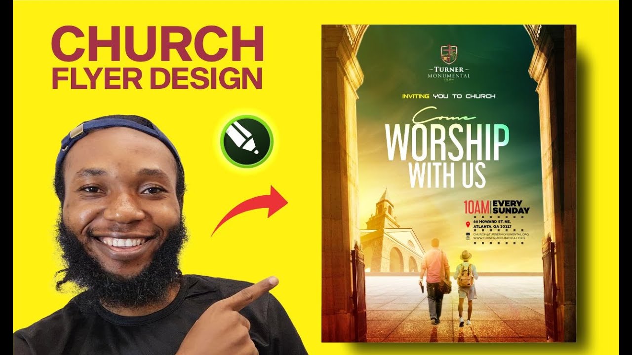 How to Design a Church Flyer with CorelDraw Tutorial 2024