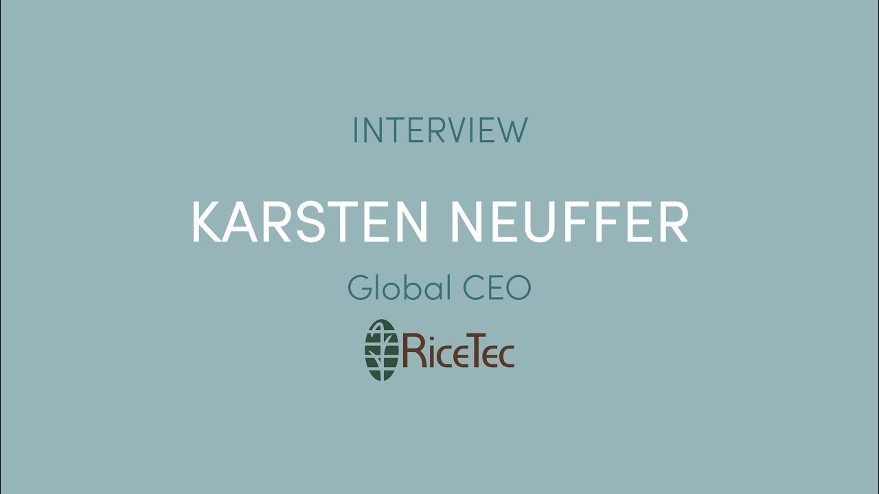 Interview Karsten Neuffer – new RiceTec Global CEO
