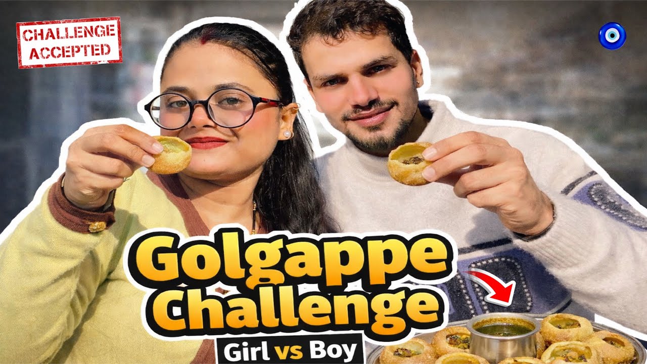 Husband V/S wife : 🌶️⚔️pani puri khate hue ye kya ho gya 😱😱 ||watch full vlog||