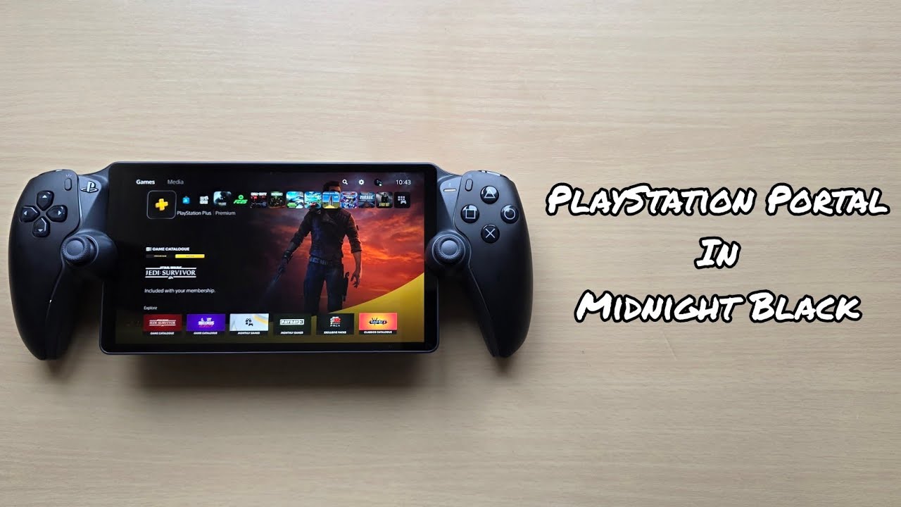 Распаковка PlayStation Portal в цвете Midnight Black