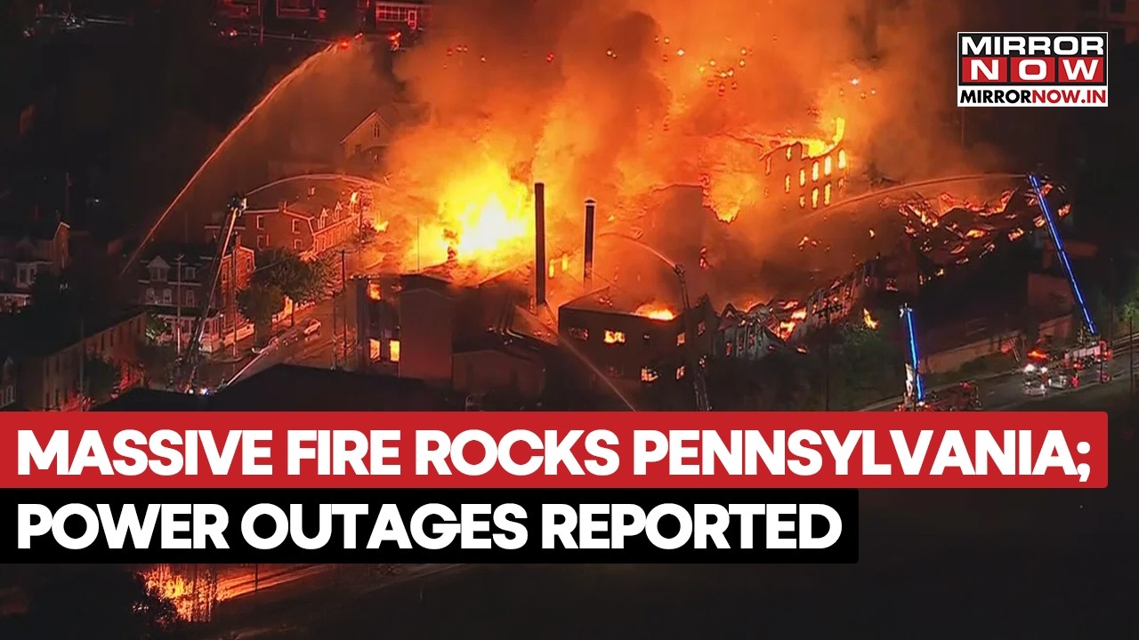 Pennsylvania Fire: Massive Blaze Engulfs Allentown Commercial Building, Power Outages Reported