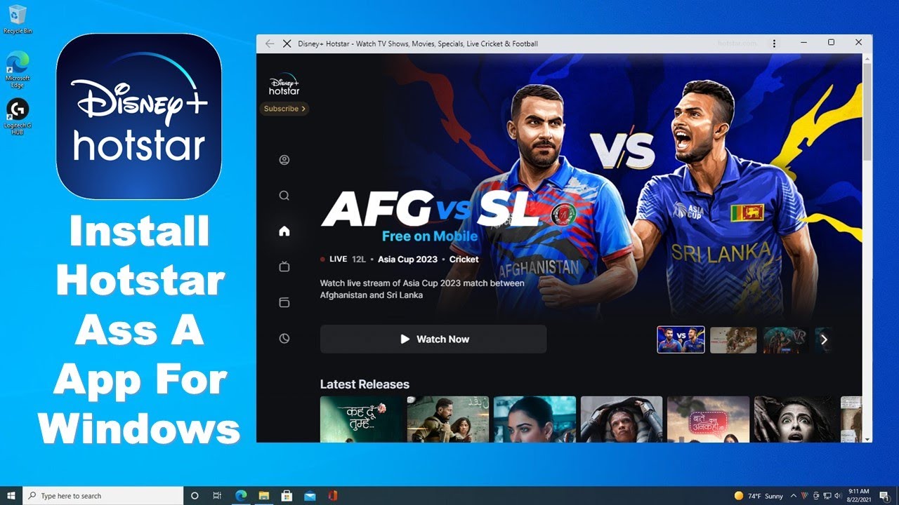 How To Download & Install Hotstar As A App For Windows PC & Laptop (Chrome And Edge)