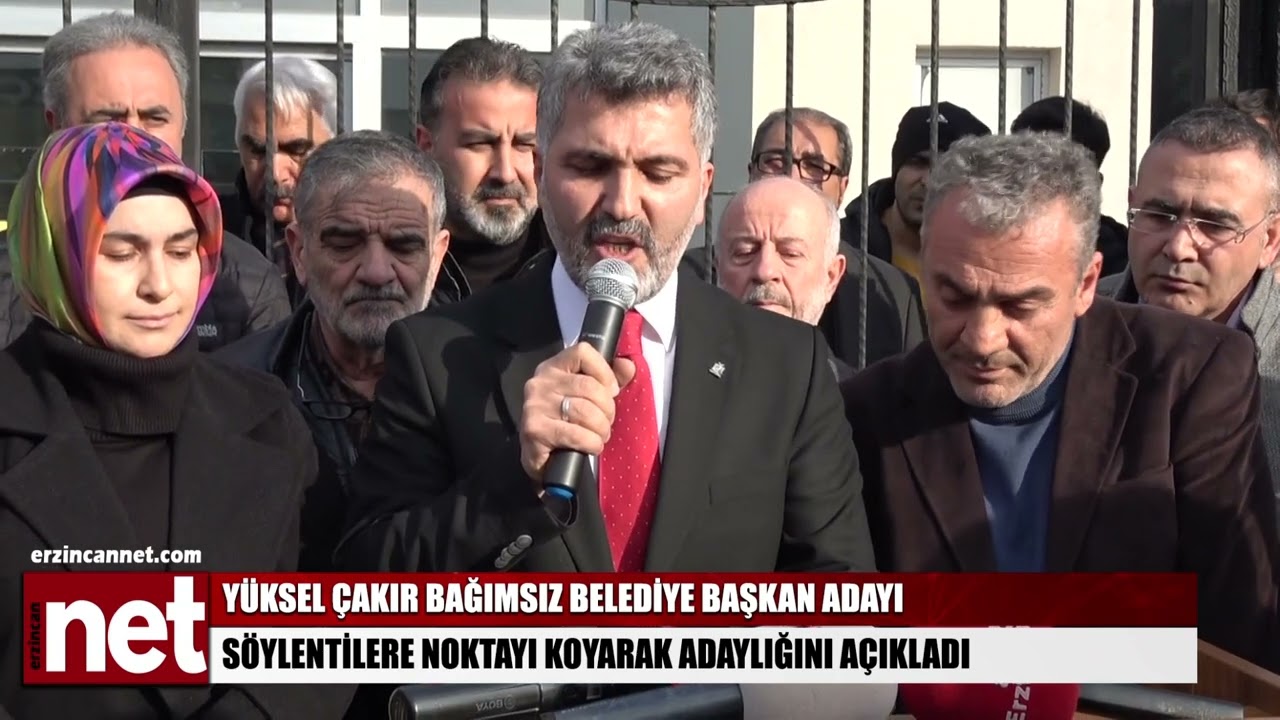 Yüksel Çakır söylentilere son noktayı koyarak adaylığını açıkladı!