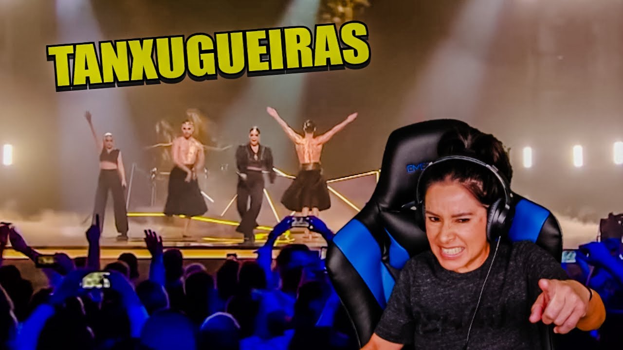 REACCIONO a GRAN FINAL del BENIDORM FEST 2022 con TANXUGUEIRAS - TERRA (pandeireteiras gallegas)
