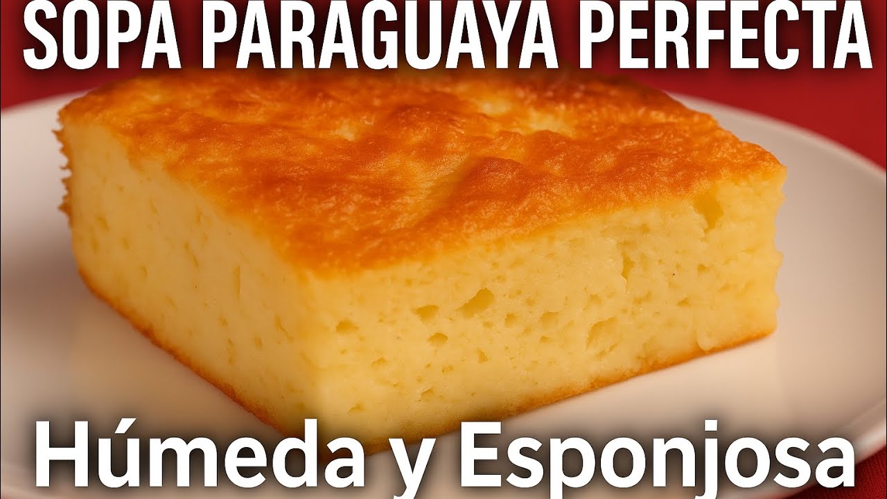 “Sopa Paraguaya tradicional ✨ húmeda, esponjosa y con mucho queso – receta fácil paso a paso”