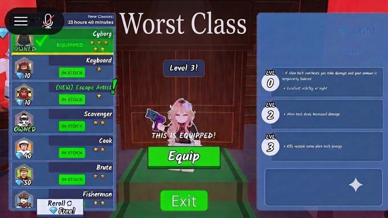 Worst Class | Today I Played 