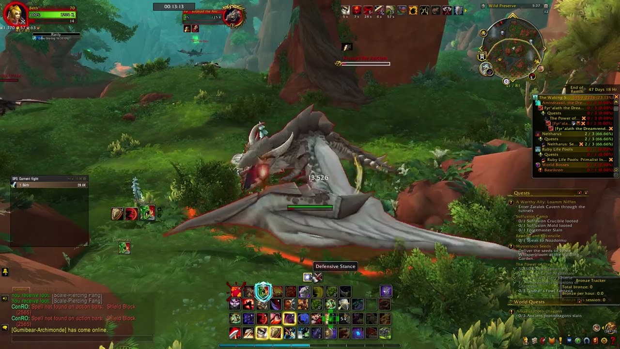 Ancient Proto-Dragons - WOW Quest - Dragonflight