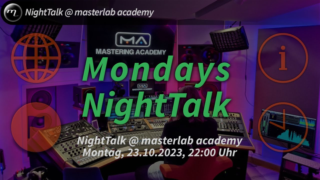 Mondays NightTalk - Studioszene 23 & Dolby Atmos