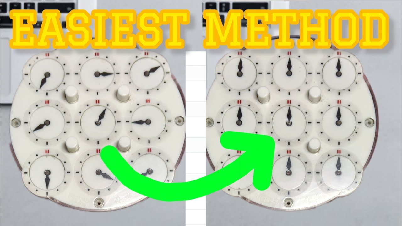 Clock Puzzle Easiest Tutorial || Solve in 30 Seconds || Beginner Method 
