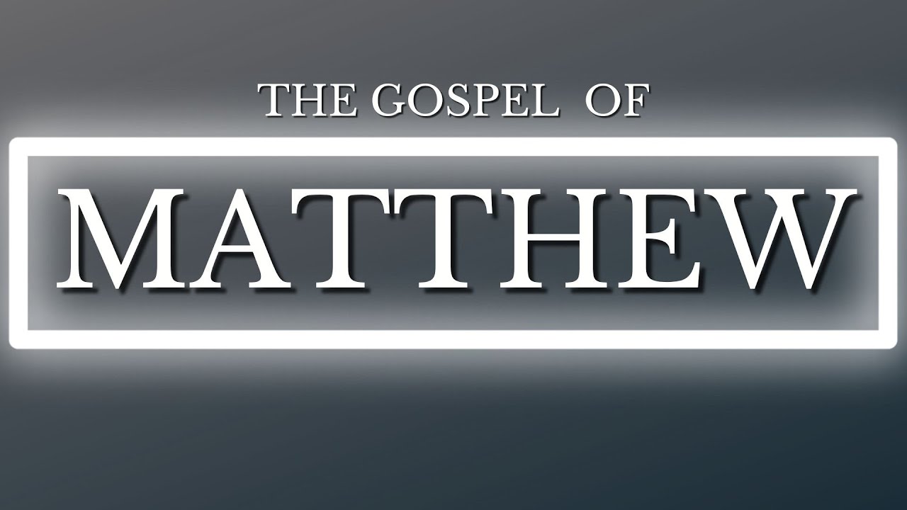 Matthew 3 (Part 1) :1-12 - John the Baptist Prepares the Way