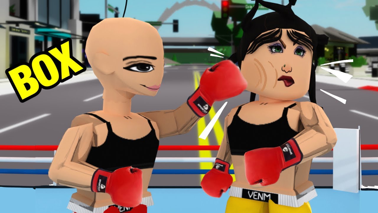 😰Entre a una pelea de Boxeo en Brookhaven 😂/Roblox