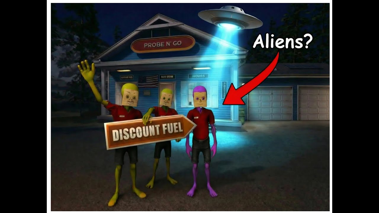 Running a Gas Station Disguised As ALIENS