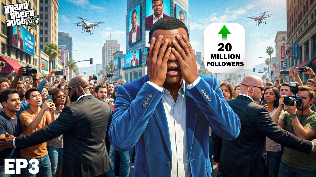 Franklin Facing Problems As A Celebrity In GTA 5 !