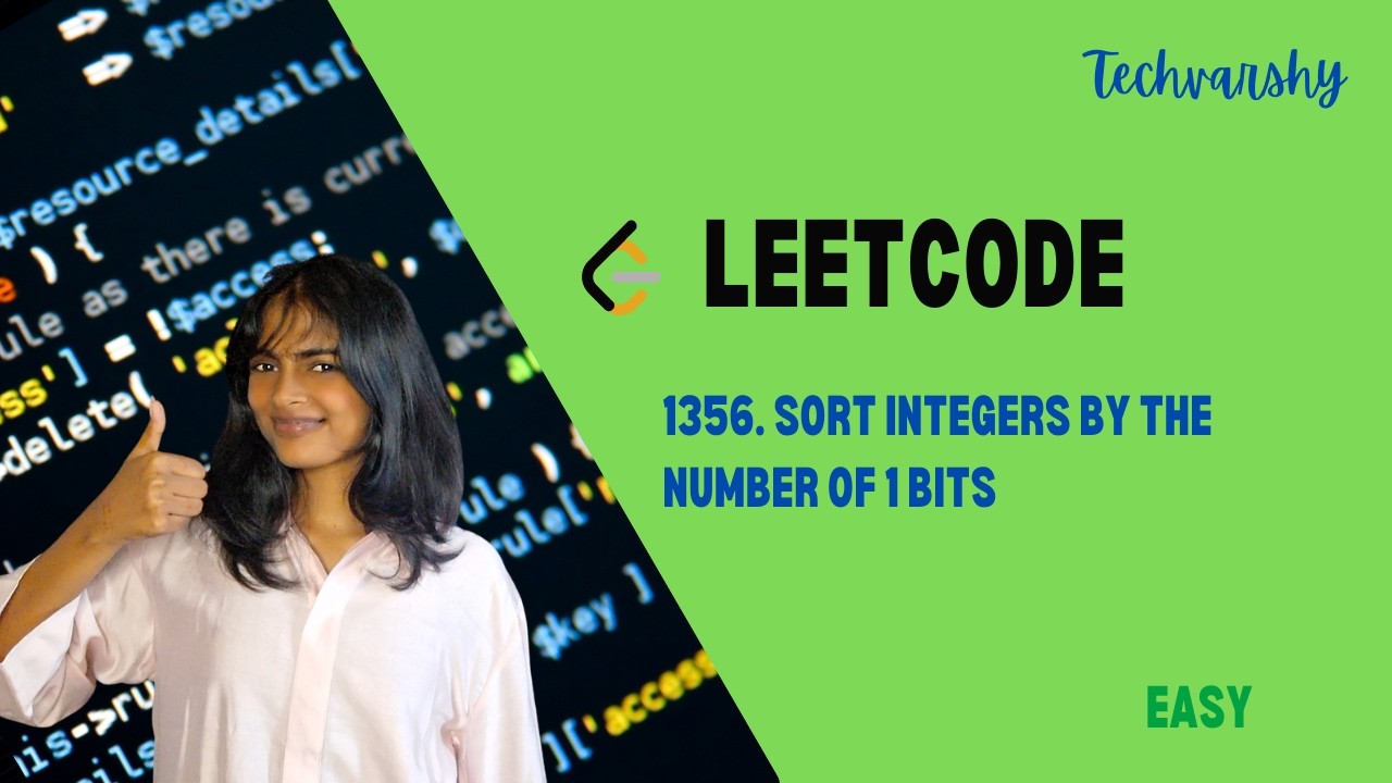 1356. Sort Integers by The Number of 1 Bits | Leetcode POTD | Python