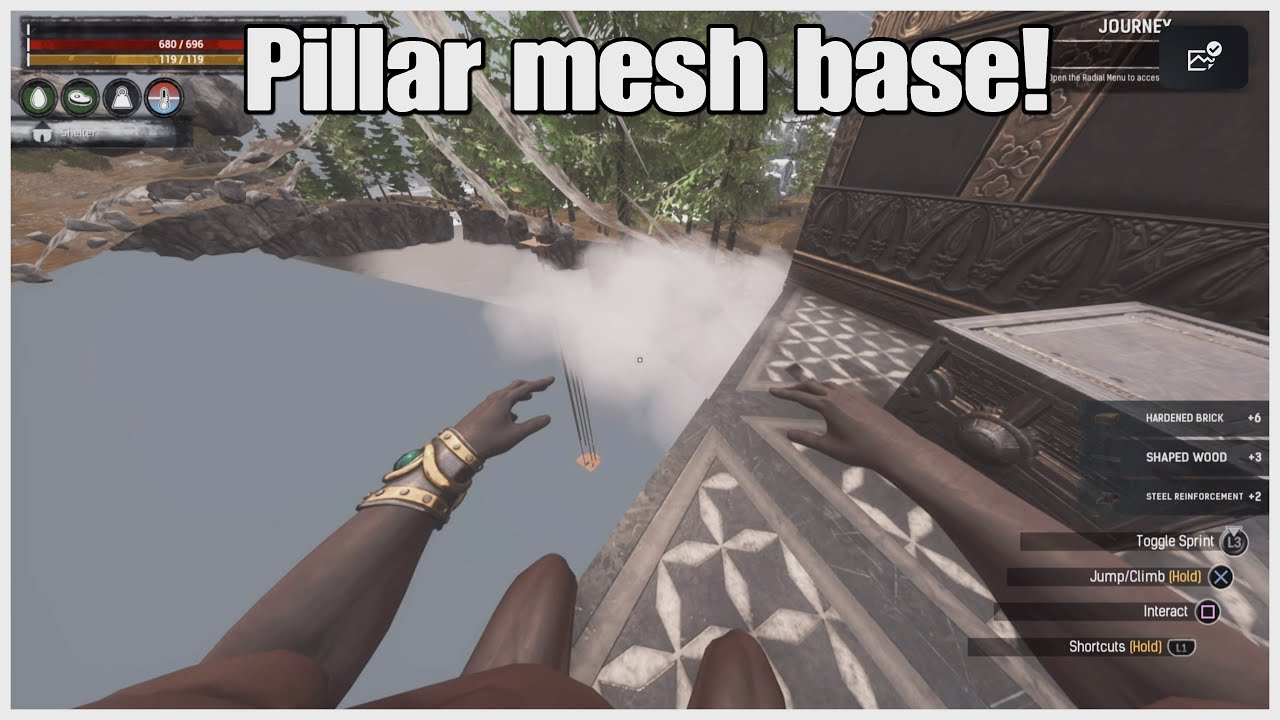 Conan Exiles - Raiding undermesh pillar base & wipe of RealZeal - PvP official servers