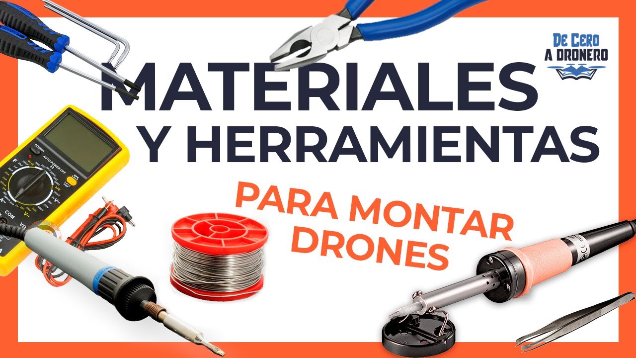 🛠️HERRAMIENTAS para Montar y Arreglar DRONES⚙️Donde comprarlas y cuales son las que necesitas