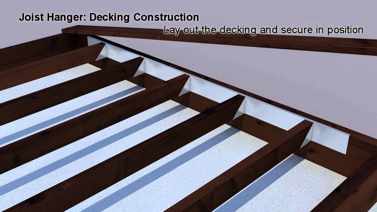 Joist Hanger Decking Construction