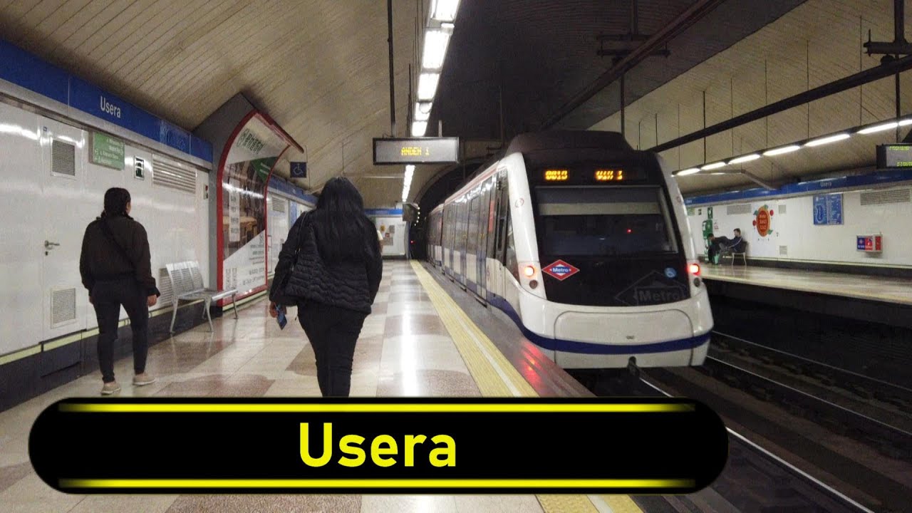 Metro Station Usera - Madrid 🇪🇸 - Walkthrough 🚶