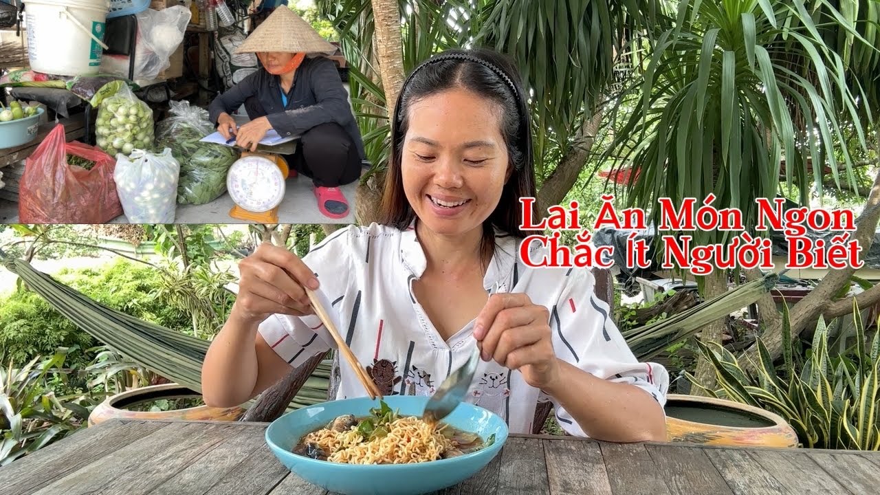 #451 Nay Thu Hoạch Rau Xong Nấu Món Ruột Hạnh Thường Hay Ăn Chắc Ít Người Biết#hanhcuocsongthailand