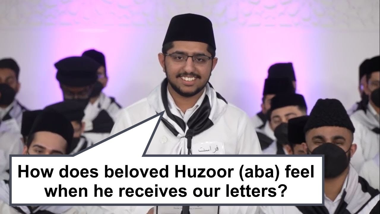 How does beloved Huzoor aba feel when he receives our letters?