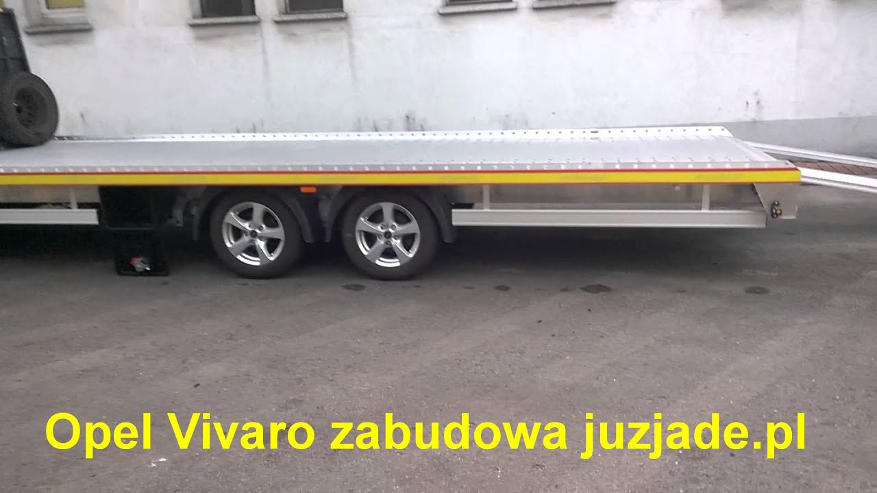 Opel Vivaro Renault Trafic Laweta Autolaweta aluminiowa zabudowa juzjade.pl
