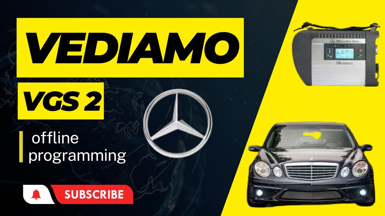 7GTronic VGS2 Offline Programming (Flashing&coding) By Vediamo (From C204 To E211)