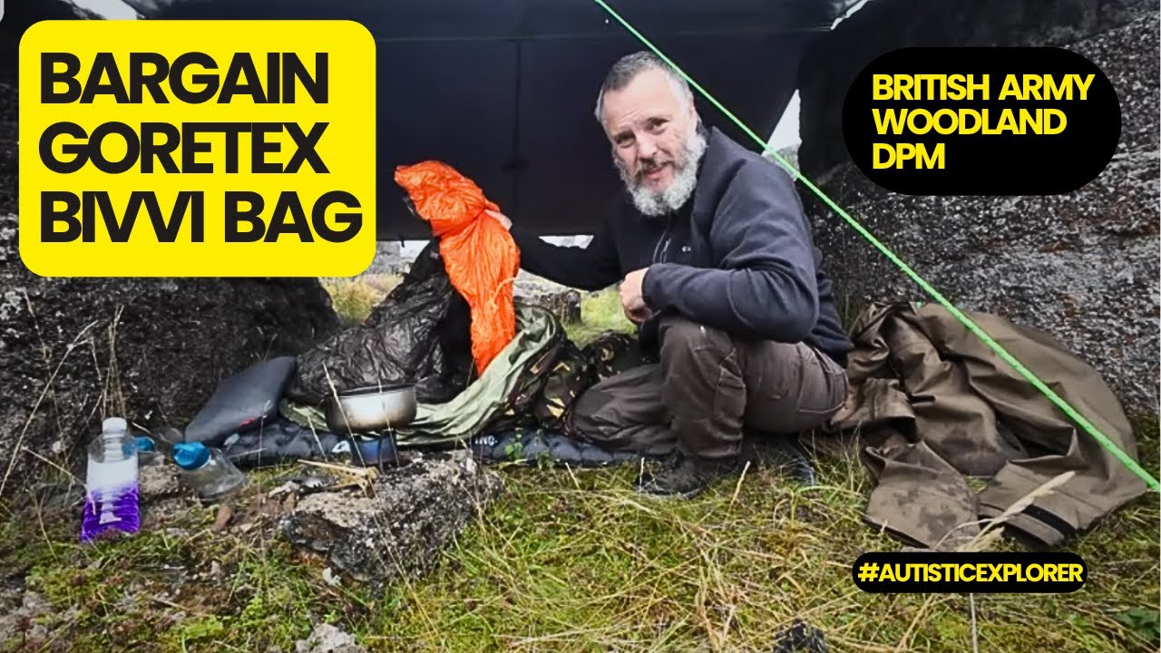 Первый палаточный лагерь с брезентом: палаточный мешок Gore-Tex британской армии