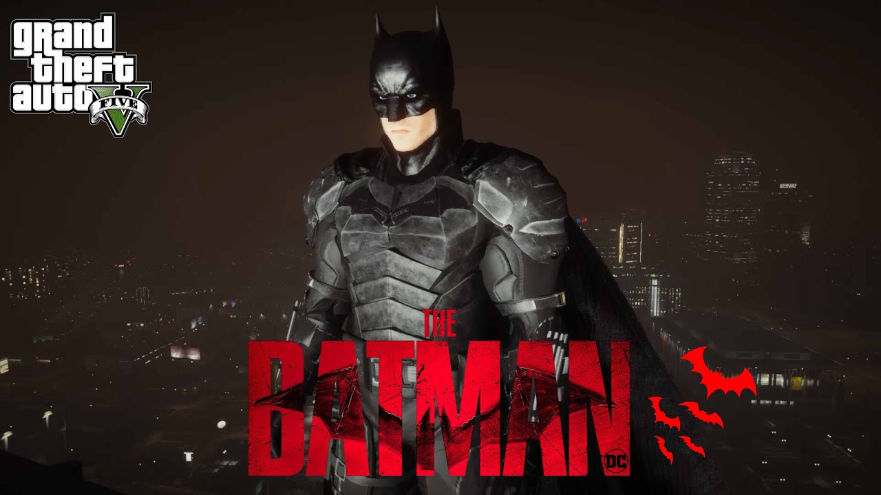 GTA 5 - THE BATMAN (2022) | Robert Pattinson Fight Crimes In The City (4K)