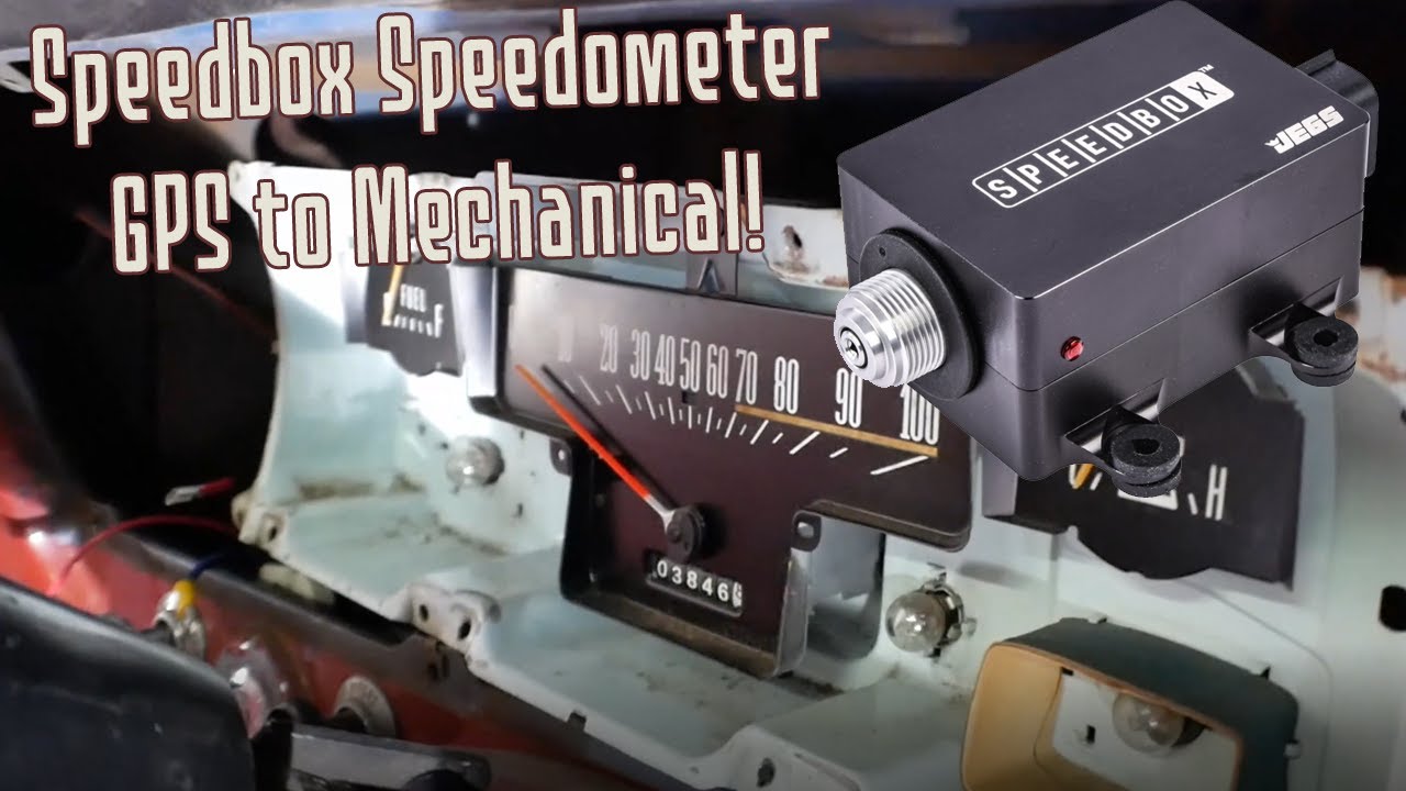 Установка Speedbox GPS на механический спидометр на рампу грузовика