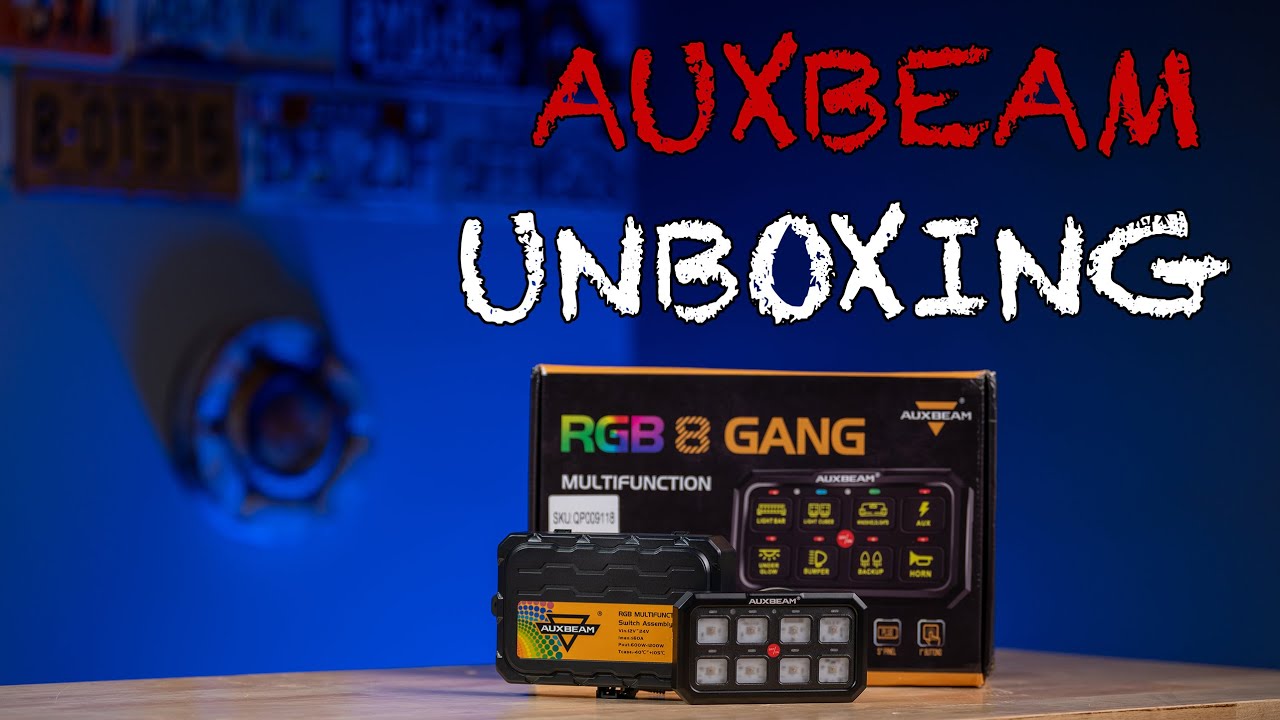 AUXBEAM Switch Panel Unboxing  - Awesome New Features