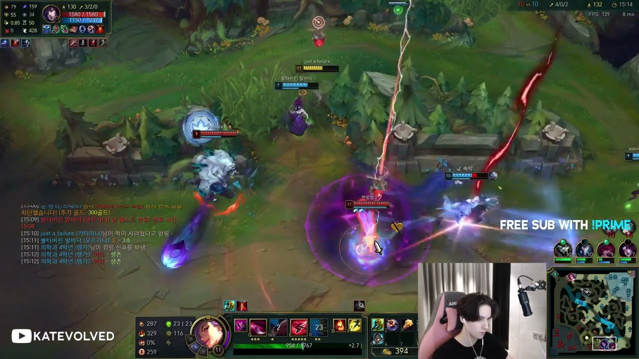 Challenger KR - Katarina vs Ahri - KatEvolved Live VOD [4/21/2022]