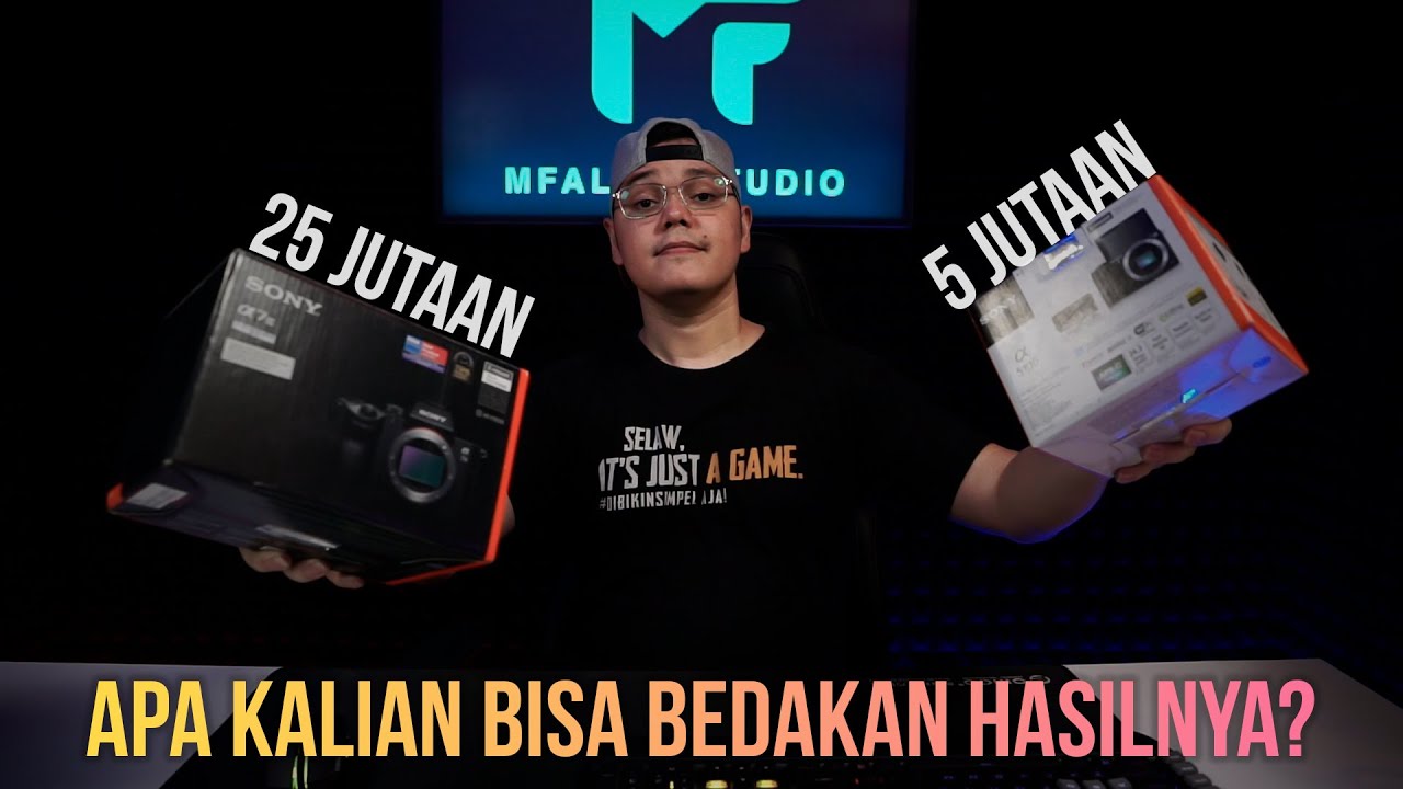 Ngebandingin dua kamera beda kelas buat livestream! | Sony A7 Mark III VS Sony A5100