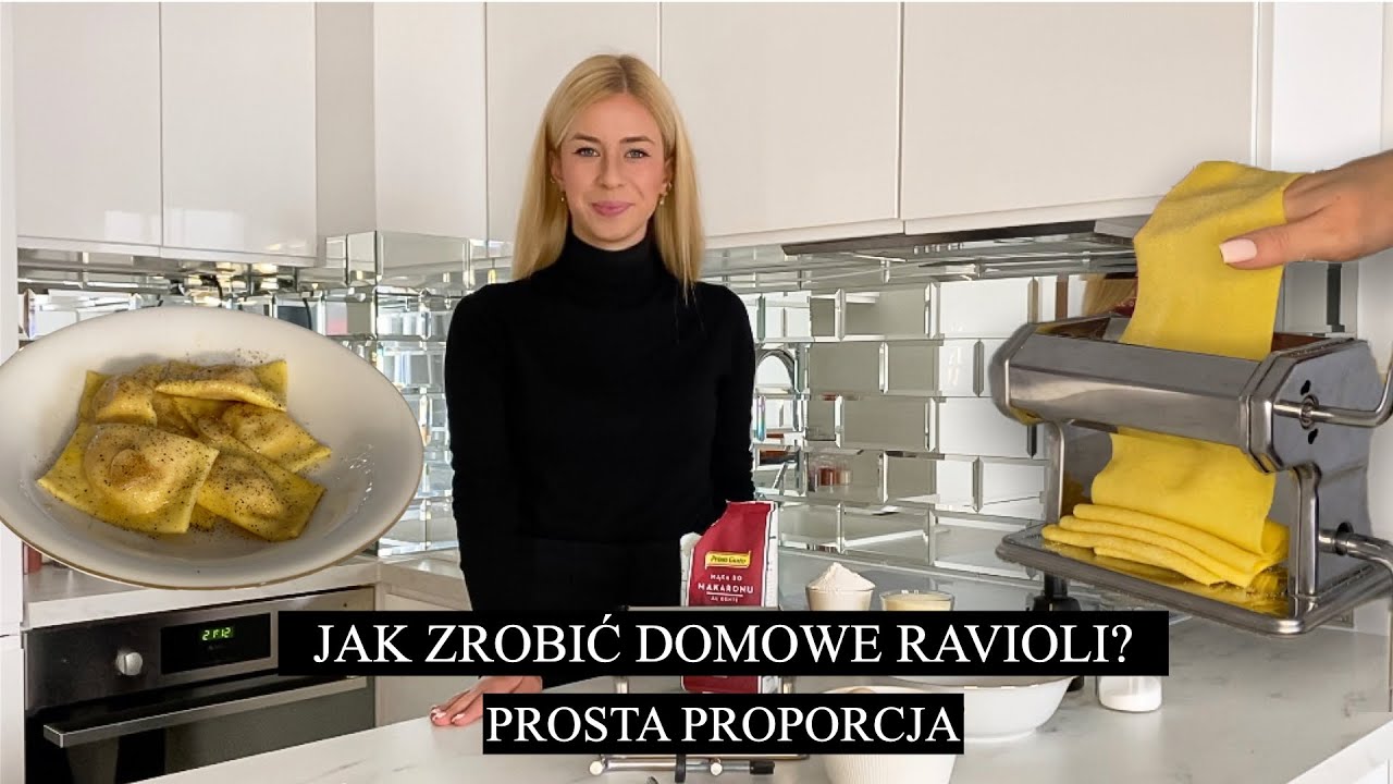 JAK ZROBIĆ DOMOWY MAKARON - PROSTA PROPORCJA: dyniowe ravioli // ladycolour vlog