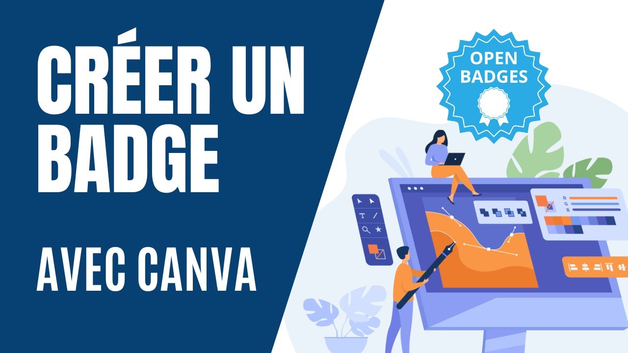 Créer un badge avec Canva