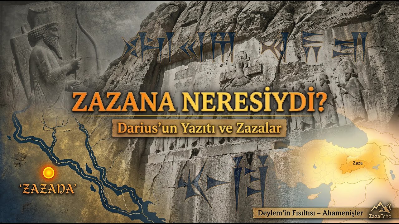 “Ahamenişler: Zazana Neresiydi? Darius’un Yazıtındaki İsim ve Zazalarla Bağlantısı